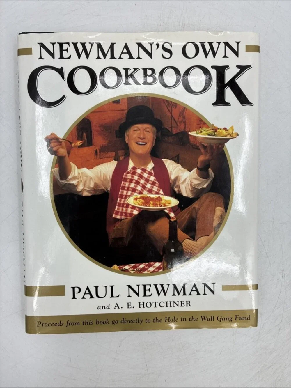 Newmans Own Cookbook Paul Newman A E Hotchner 1998 Hardcover Dust Jacket